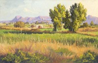 Tahir Bilal Ummi, 20 x 30 Inch, Oil on Canvas, Landscape Painting, AC-TBL-009
